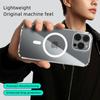 Для чехла iPhone 16 Pro Max, совместимого с MagSafe, прозрачная задняя крышка из ТПУ и ПК, устойчивая к царапинам