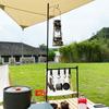 Lightweight Folding Camping Cookware Hanging Rack Shelf Portable Outdoor BBQ Tool Clothes Storage