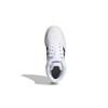 adidas Neo Hoops 2.0 K Синтетическая кожа Устойчивые к истиранию Средняя высота Детские скейтбордические кроссовки Белый Черный Детские FY7700