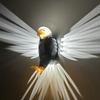 Projector Eagle Light Remote Control Animal  Statue Night Lights  Party Decoration Model