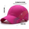 Quick-drying Baseball Cap Adjustable Dad Hat Casual Fishing Hats  Men Women