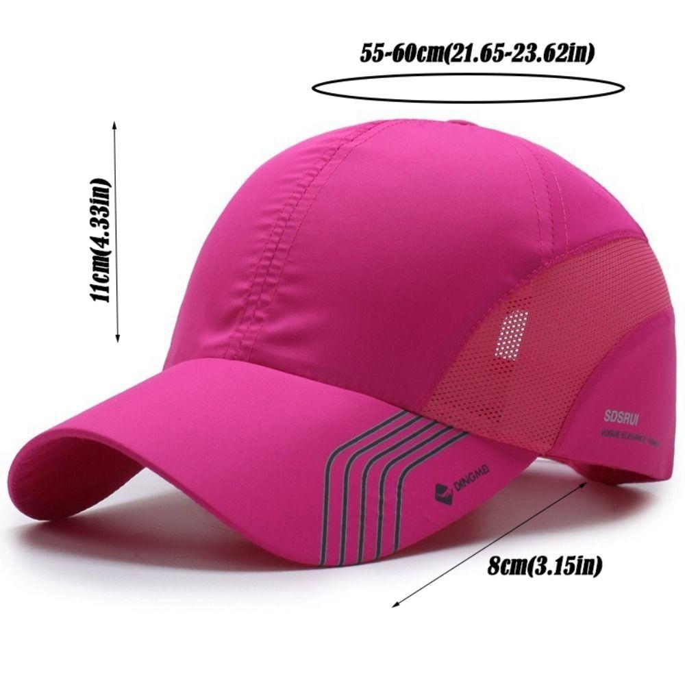 Quick-drying Baseball Cap Adjustable Dad Hat Casual Fishing Hats Men Women
