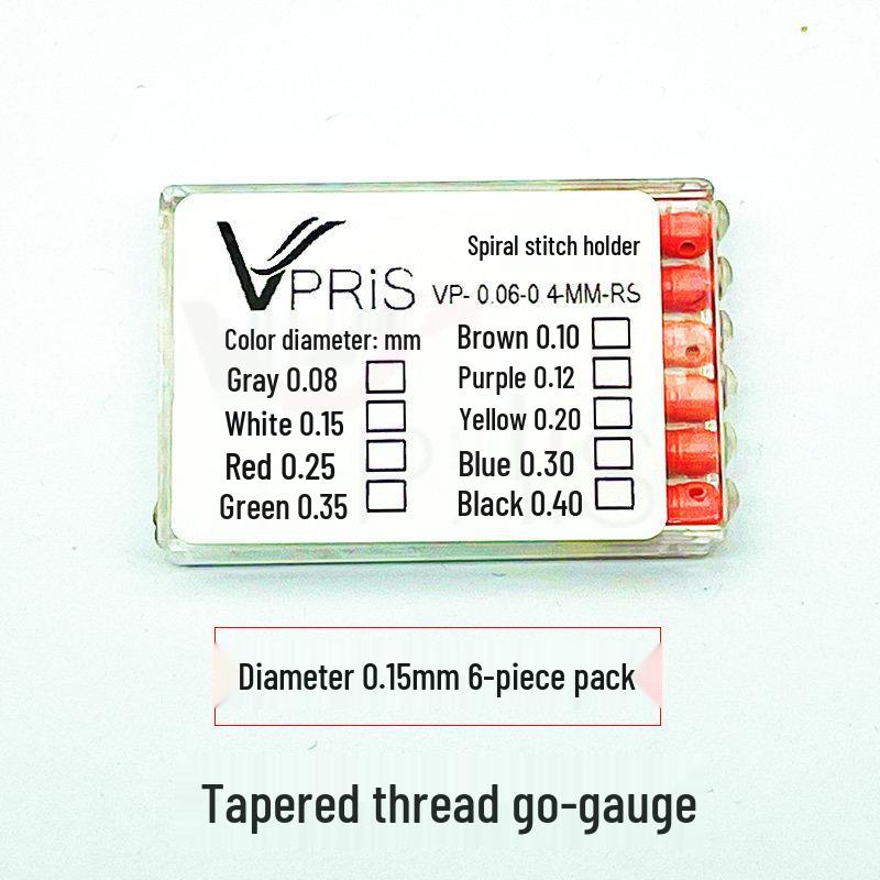 Резьбовая сверхтонкая стальная игла для чистки 0,05 мм для клапана калибра-пробки