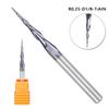 Metalworking End Mill CNC Extension Ball Nose R0.25-D1/8-TiAlN Cast Steel
