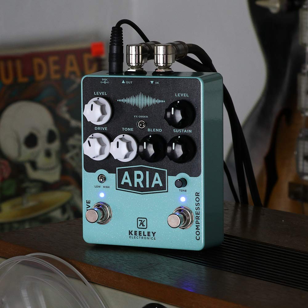 keeley Aria Compressor Drive Compressor Overdrive Guitar Effector + "Shin"