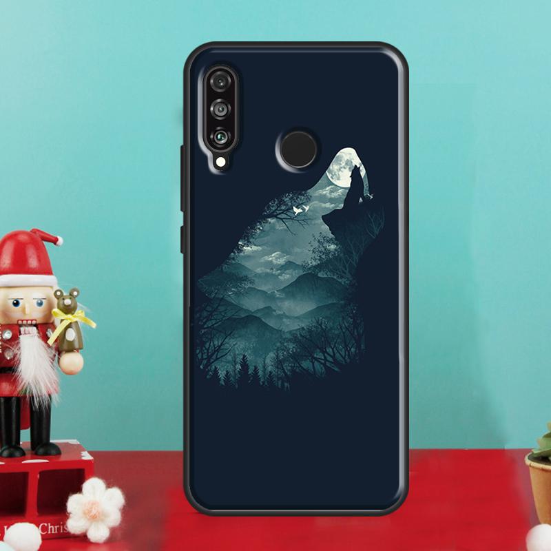 Wolf Howls Art For Huawei Nova 9 10 SE 12i 12s 11i 8i Y90 Y60 Y70 Y72 Y73 Y61 Y91 P60 Pro P30 P40 Lite Case