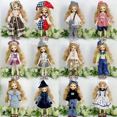Костюм клоуна для куклы 30 см 1/6 BJD Кукла Модный Повседневный Набор одежды Игрушка для девочки Подарок Аксессуары для куклы