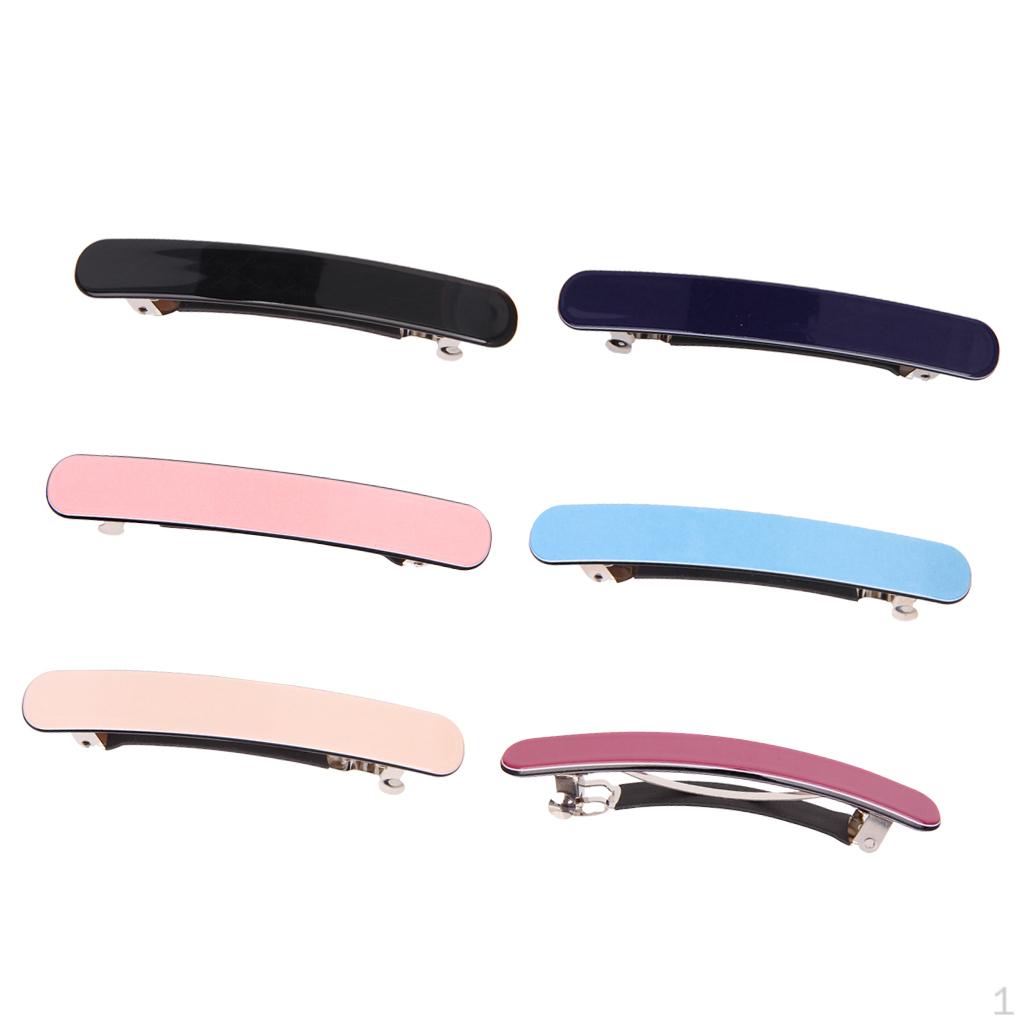 6 шт., женские винтажные акриловые заколки для волос, ювелирные аксессуары, подарок