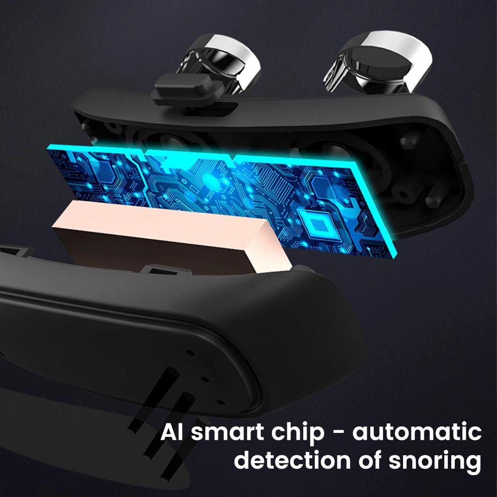 EMS Pulse Stop Snore Портативное удобное устройство для хорошего сна Stop Snore Health Care Помощь при апноэ во сне USB Smart Устройство против храпа