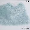 25X45Cm Long Faux Fur Fabric For Needlework Animal Suit Fur Material Diy Doll Hair Long Hair Plush Sewing Fabric