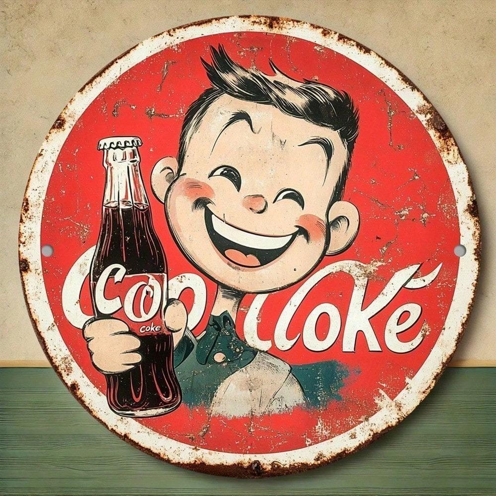 Vault Boy Nuka Cola Металлическая жестяная табличка Ретро Настенный Декор Игровая Мужская Комната Бар