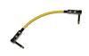 Canare GS-6 Patch Cable, 30cm, L-L Type, Yellow, 1 Cable