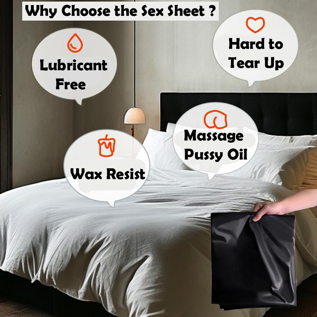 Adult Game Sex Sheet Wax Oil Lubricant Resist Waterproof Bed Cover Couple Sex Massage Reusable 2M Bed Sheet 18+ Sex Product