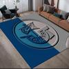 FC Hansa Rostock Flannel Pattern Square Carpet,Area Rug,Carpet Rug for Living Room Bedroom Sofa Playroom Decor,Non-slip Floor Mat