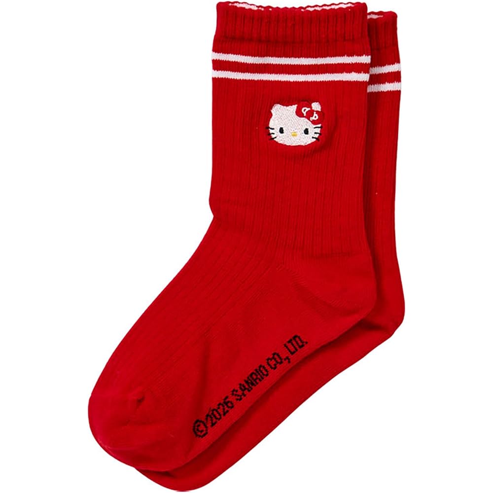 Sanrio Hello Kitty Kids Socks 16-18cm Cotton Blend Cute Design Generic Socks