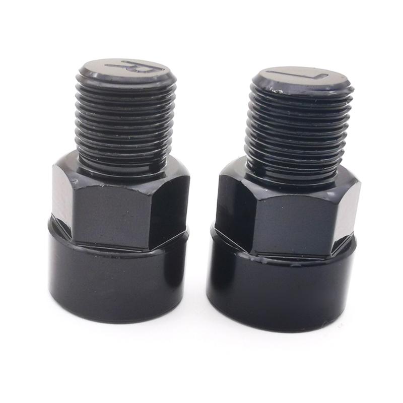 Bicycles Pedals Extenders Adaptors Light weight Black Bike Pedals Converter for Various Terrain Use