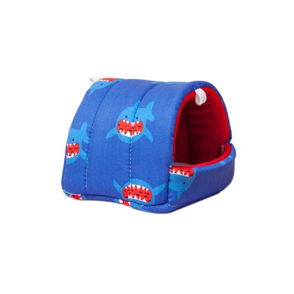 Теплая спальная лежанка для хомяка, мягкое подвесное гнездо для хомяка, зимний домик для хомяка, осень