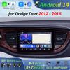 Car Radio Android 14 For Dodge Dart 2012 - 2016 GPS Multimedia Player DSP BT 2din Head Unit Audio Navigation Stereo Auto Tools
