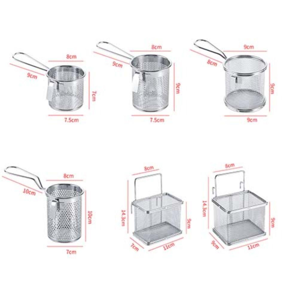 Кухня Лапша Чип Фритюрница Магазин Hot Pot Ложка Фильтр Сетка Корзина для жарки Вермишель Экран