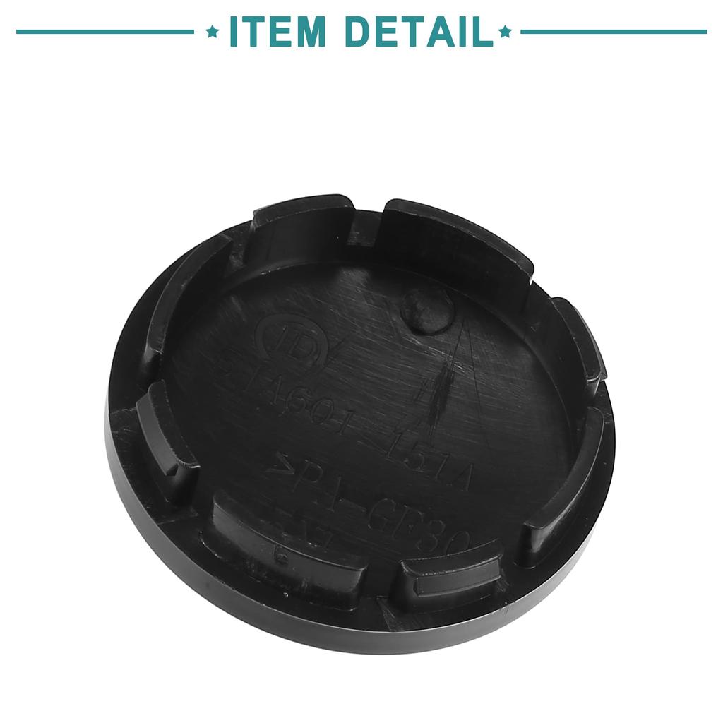 ACROPIX колпак ступицы колеса универсальный диаметр 56 мм 8 зажимов черный 4 шт