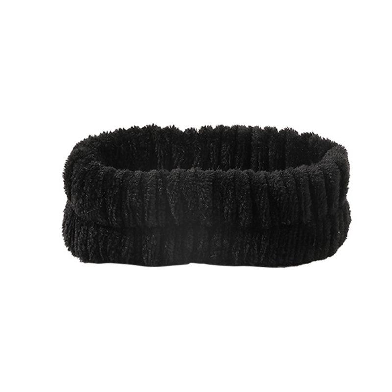 Headband Wrist Strap Set Women'S Face Washing Cuffs Wet Wrist Strap Absorbent Plush Quick Drying Headband