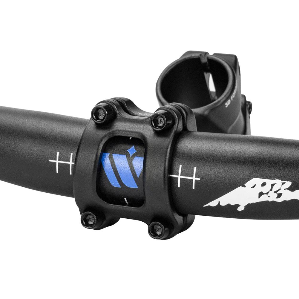 90mm Bicycle Handlebar Stem Heightened Shock Resistant Hollow 45 Degrees Aluminum Alloy Riser Clamp Stem