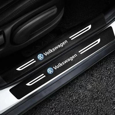 Новая наклейка-защита порога двери автомобиля для Volkswagen Passat Tiguan Golf Bora Jetta Sharan T3 T5 Magotan Beetle Бампер багажника