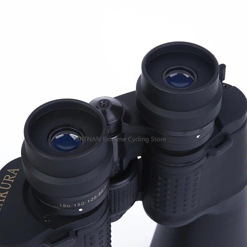 Портативный HD оптический объектив 20-180x100, мощный бинокулярный телескоп, телескоп с зумом для охоты, спорта, отдыха на природе, кемпинга, путешествий