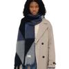 Velsey Oversized Plaid Muffler [GREY]