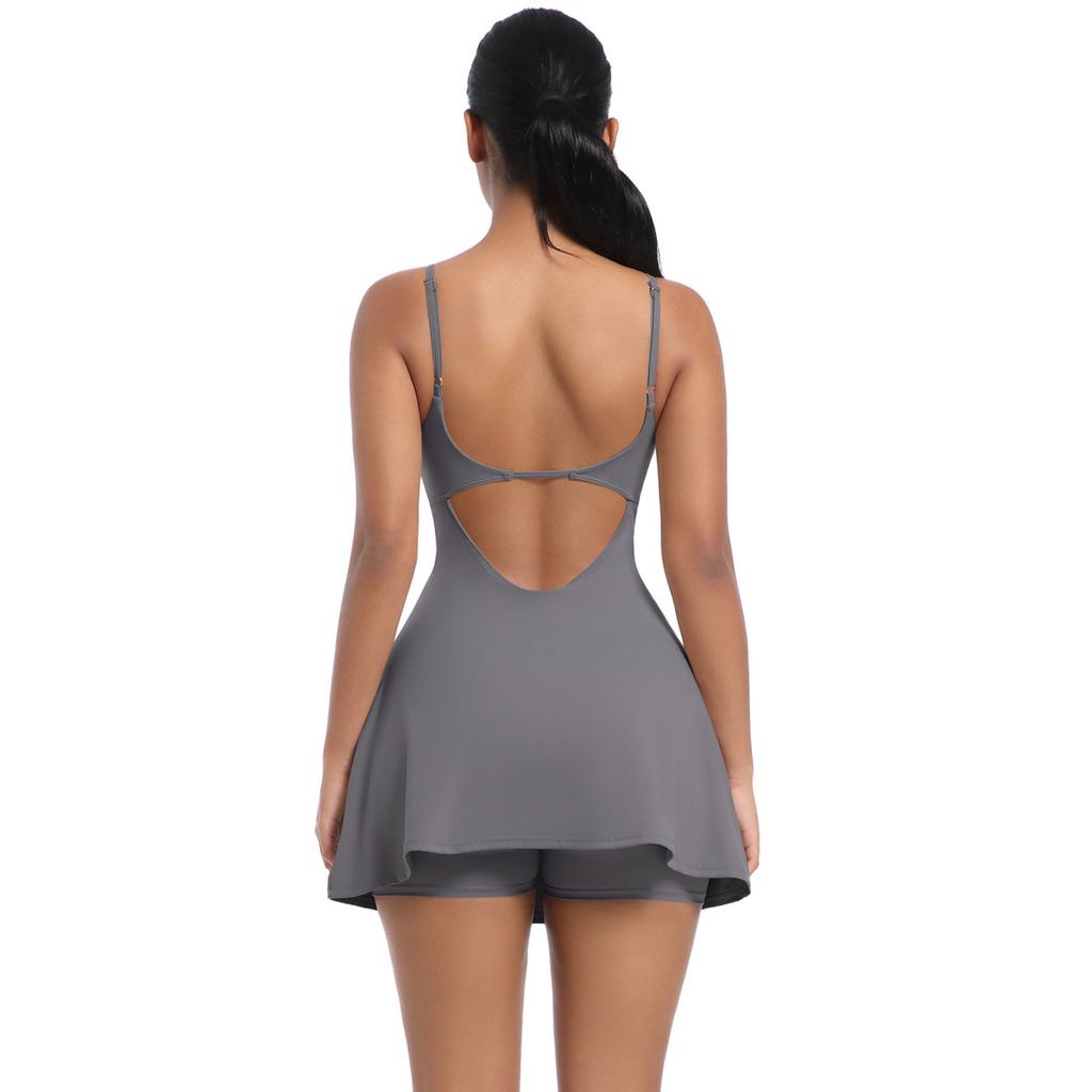 Женские высококачественные спортивные теннисные юбки, цельный спортивный костюм (Внутри шорты.) Подходит для бега/фитнеса/тенниса/тренировок/йоги/повседневного ношения