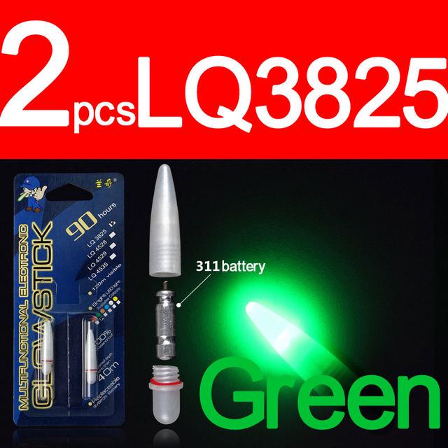 2 шт., электронные световые палочки для ночной рыбалки, поплавочная удочка, водонепроницаемый светильник для сбора рыбы, светящиеся лампы, светящиеся палочки для сети