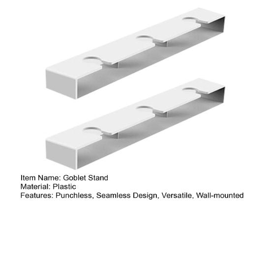 2 шт. Подвесная стойка для бокалов без сверления, держатель для винных бокалов, компактное крепление под шкаф для дома, отеля, ресторана, бара