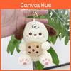 Adorable Plush Cookie Bear Keychain And Bag Charm Soft Toy For Kids And Adults