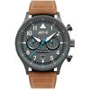 Мужские часы Hawker Hurricane Carey Dual Time Orissa Grey Dial Quartz AV-4088-04