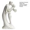 Wedding Anniversary Gift for Couple 3D Printed Kissing Ornament, Modern Minimalist Love Statue, Abstract Figurine Romantic Sculpture Home Living Room