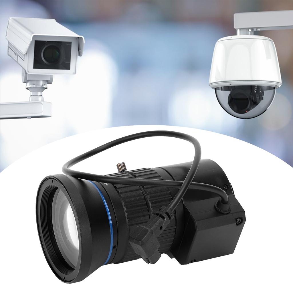 6MP CS Mount Lens 1/2.7in 5-50mm Zoom Automatic Aperture Security Surveillance Accessory