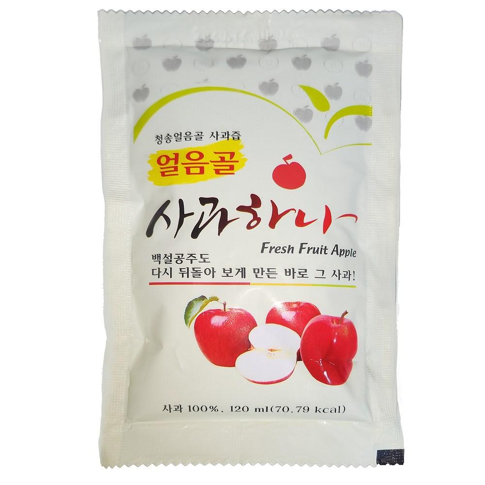 Cheongsong Eoreumgol Apple Juice, Freshly Pressed, No Additives, Samhyeongje Farm, 50 pcs, 120ml