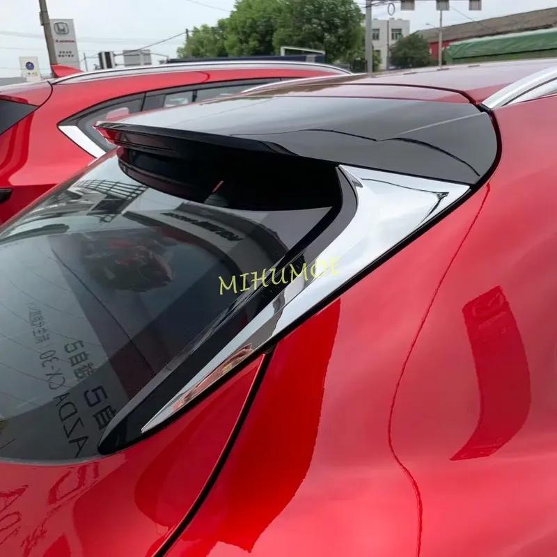 Для Mazda CX-30 CX30 DM -2025 Хромированная накладка на окно задней двери Отделка Автомобильные полосы-спойлеры Аксессуары