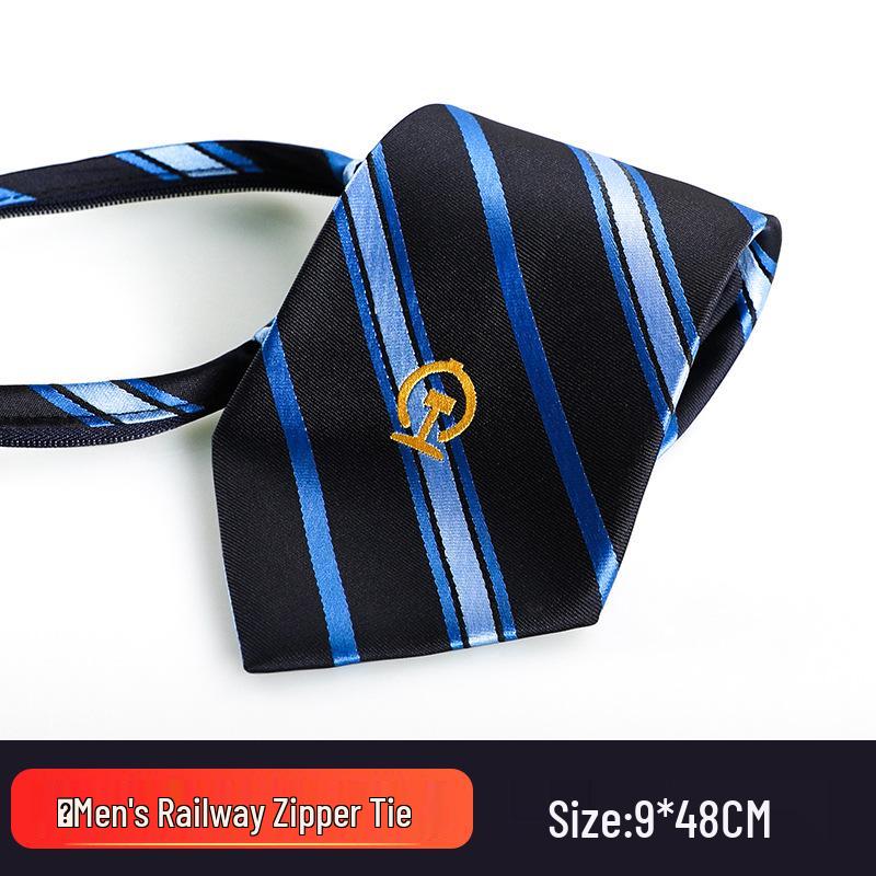 Men's Easy-Wear Zipper Tie for Work and Performance