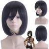 Cos Synthetic Short Hair Wig For Attack On Titan Characters High Temperature Fiber