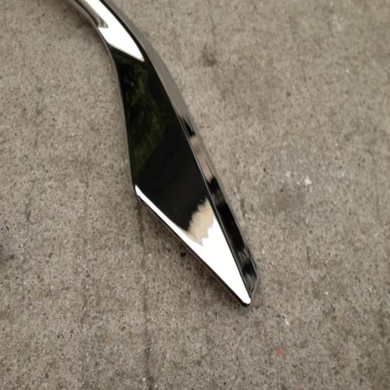 Car Styling Chrome Rear Fog Light Lamp Cover Trim Bezel Frame Styling Bumper Molding Garnish For Honda Hrv Vezel Hr-V 2014