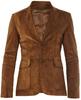 AL KHALID ELEGANT New Men's Brown Suede Blazer 100% Soft Lambskin Causal Slim Fit Coat Blazer