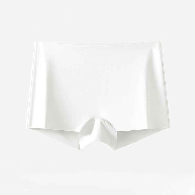 Защитные трусики, женское нижнее белье, антибликовые бесшовные трусики из ледяного шелка, летние трусики