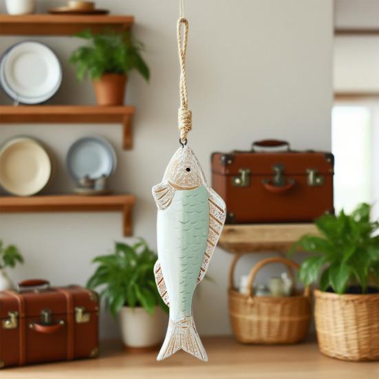 Средиземноморский Винтажный Деревянный Декор Рыба Фермерский Дом Рустик Морской Дом Ресторан Настенное Искусство