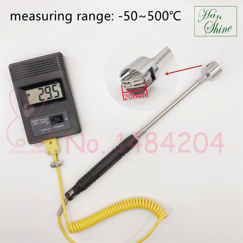 Handheld Digital Thermometer Type K Thermocouple -50~1300 °C Temperature Measuring Meter 902C