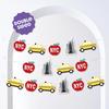 Big Dot of Happiness NYC Cityscape Garland Banner, New York City Party Decorations Banner, 30 Feet of Cord, 15 Double-Sided Big Apple, Taxi,