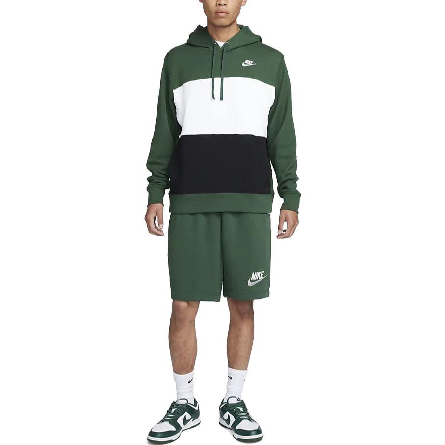 Nike Sweatshirts Men's Fir Green Hooded Moderate Regular FB7416-323