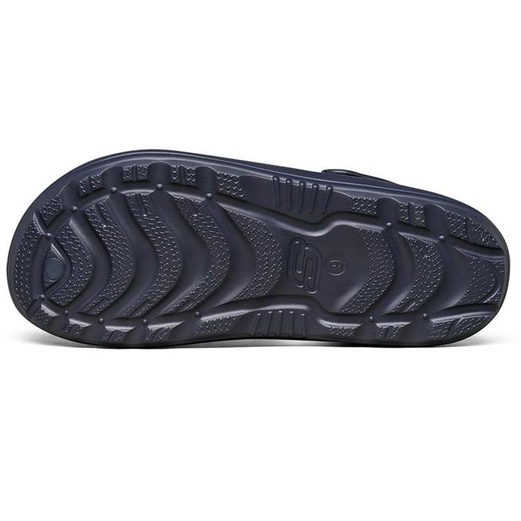 Skechers Swifters Удобные Повседневные Шлепанцы из ЭВА Мужские Сандалии Темно-Синие 243041-NVY