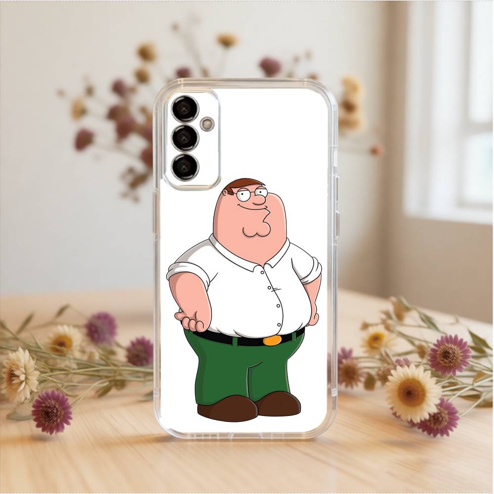 Cartoon F-Family Funny Guy Phone Case Transparent Silicone Soft For SamsungA10,12,20,21S,30,31,40,50,51,52,70,71