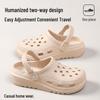 Women's Closed-Toe Sandals 2025: Summer Thick Sole Step-On Comfort